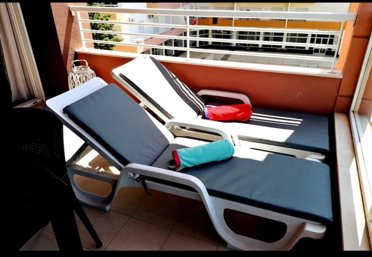 Beachfront Seaview Litoralmar Apt, Fast Wifi, Airco, Pool, Private Parking Portimão Dış mekan fotoğraf